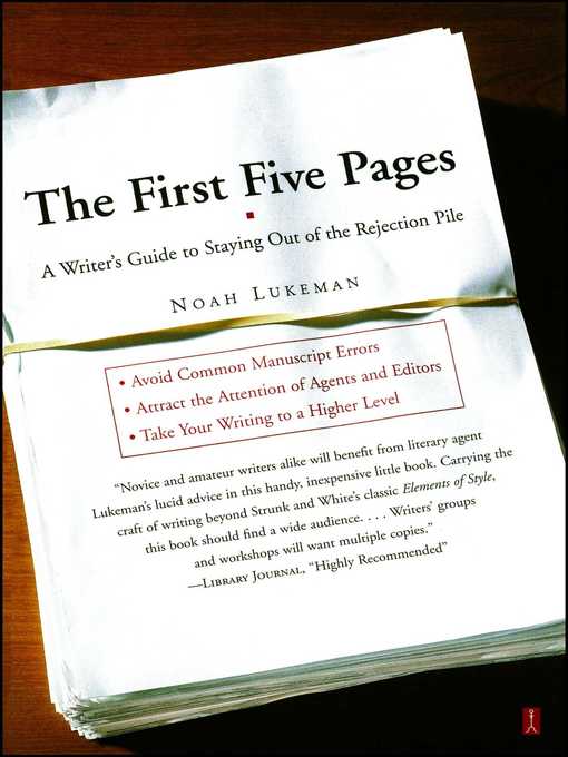 Title details for The First Five Pages by Noah Lukeman - Wait list